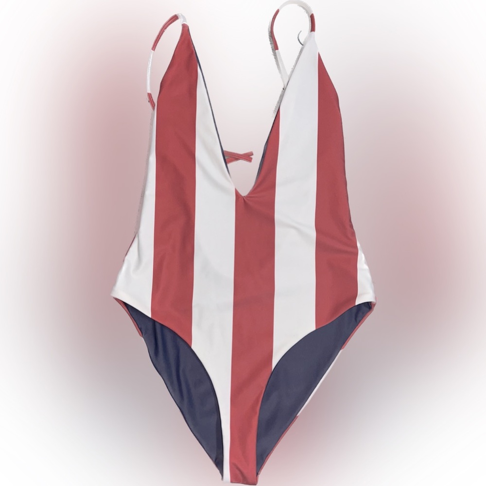 Lira Clothing Reversible 4th of July One Piece Bathing Suit